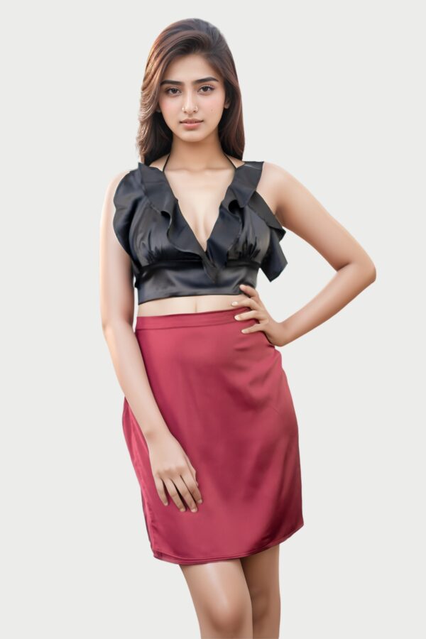 Solid Pencil Skirt
