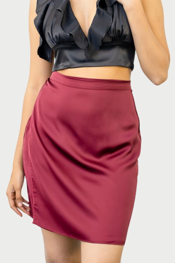 Solid Pencil Skirt - Image 2