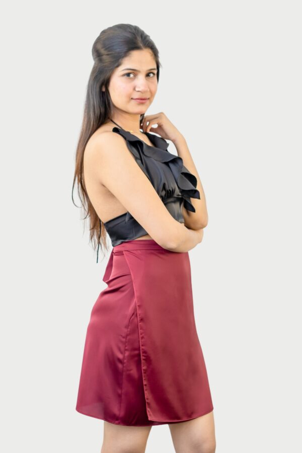 Solid Pencil Skirt - Image 3