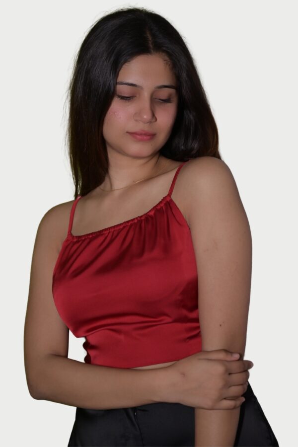 Satin Square Neck Cami Top