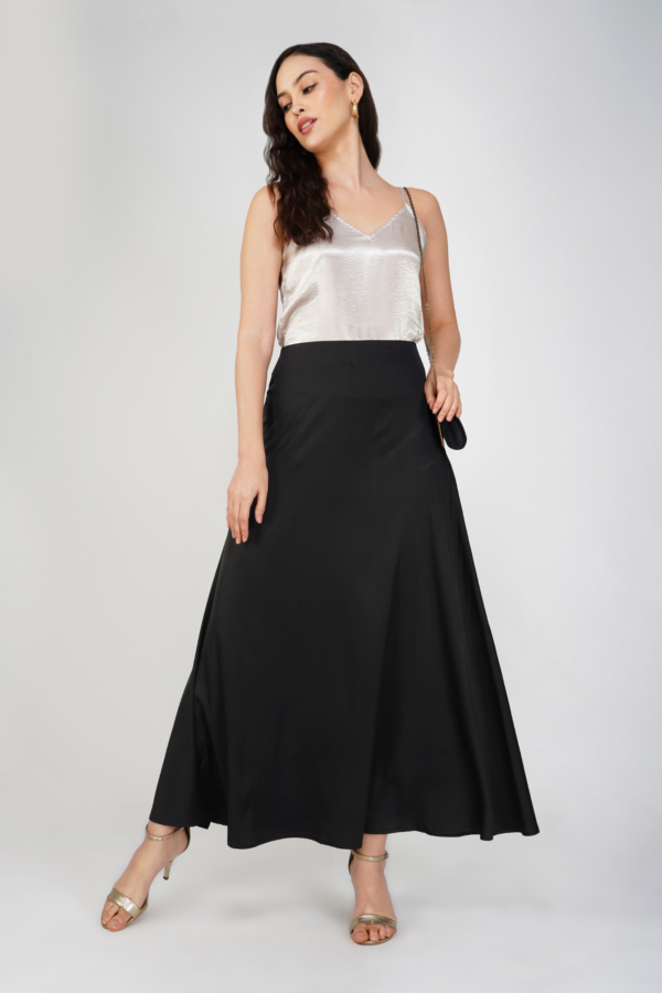 Black maxi skirt